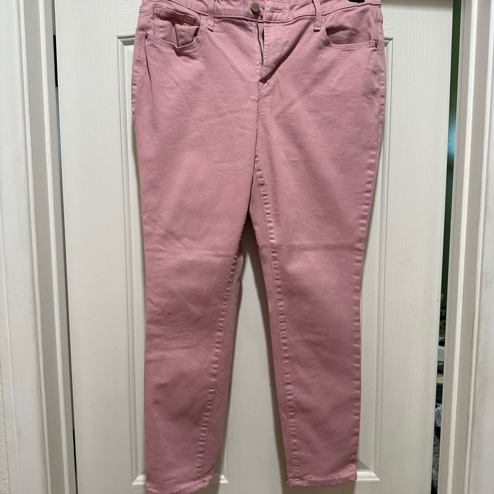 Old Navy Women's Pink Ankle Jeans